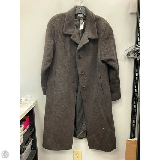 Coat Faux Fur & Sherpa By Clothes Mentor In Brown, Size: 10