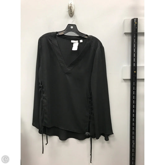 Top Long Sleeve By New York And Co In Black, Size: M