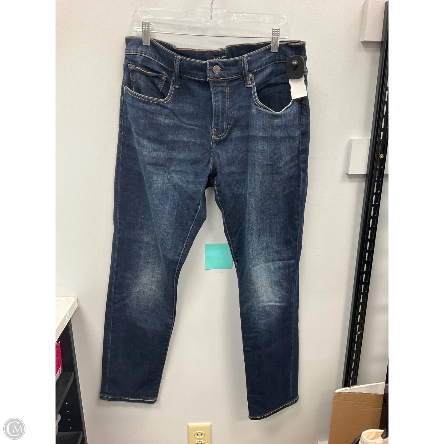 Jeans Straight By Lucky Brand In Blue, Size: 14