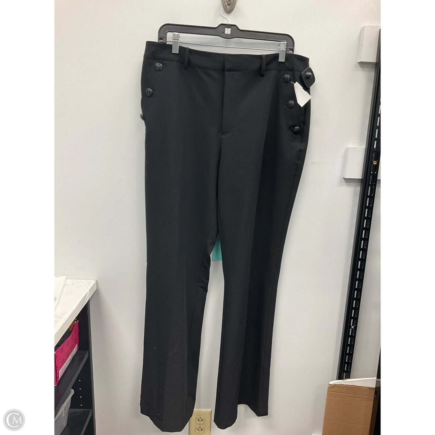 Pants Designer By Karl Lagerfeld In Black, Size: 12