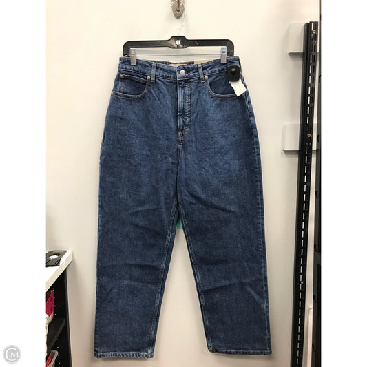 Jeans Wide Leg By Everlane In Blue, Size: 12