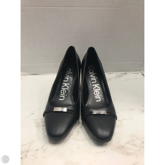 Shoes Heels Block By Calvin Klein In Black, Size: 7