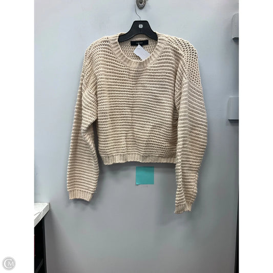 Sweater By Forever 21 In Cream, Size: M