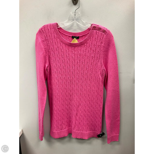 Sweater By Talbots In Pink, Size: M