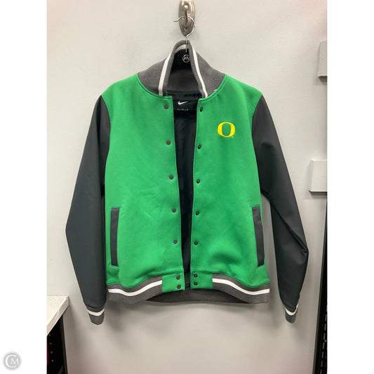 Jacket Other By Nike In Green & Grey, Size: M
