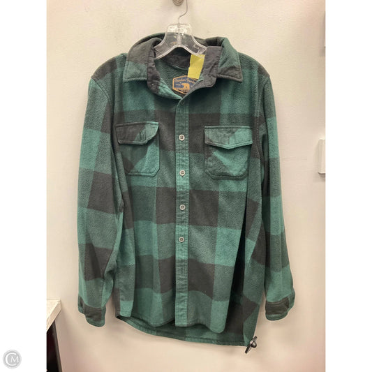 Jacket Shirt By Clothes Mentor In Plaid Pattern, Size: M