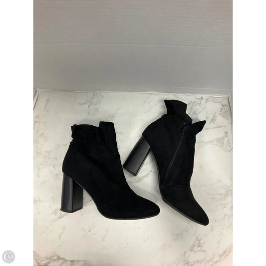 Boots Ankle Heels By A New Day In Black, Size: 6.5