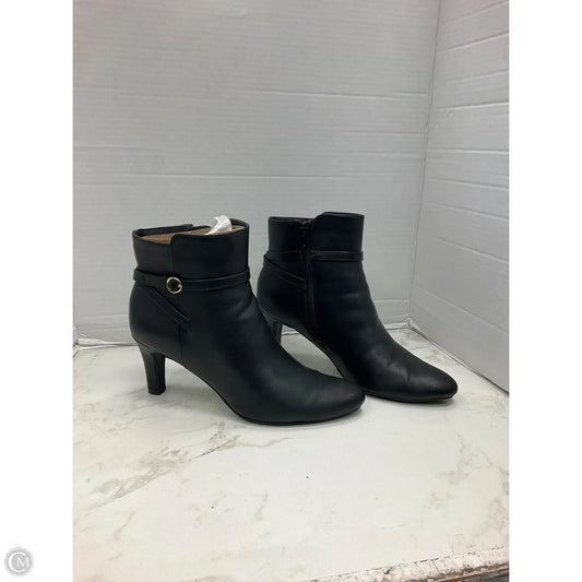 Boots Ankle Heels By Life Stride In Black, Size: 9