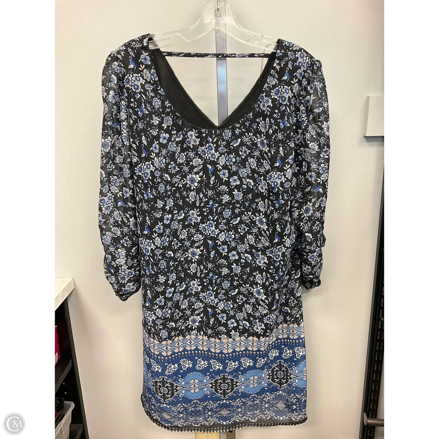 Dress Casual Short By Speechless In Floral Print, Size: Xl