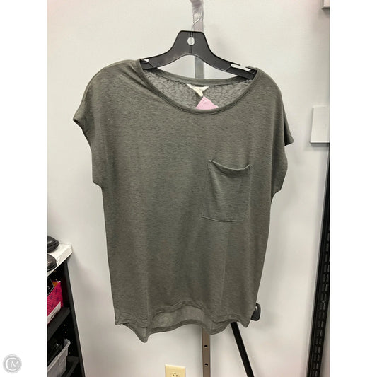 Top Short Sleeve Basic By Caslon In Green, Size: S