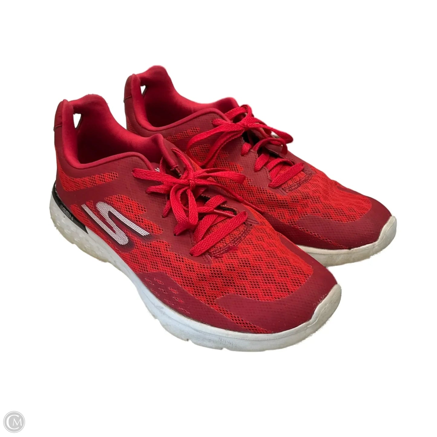 Shoes Athletic By Skechers In Red, Size: 8