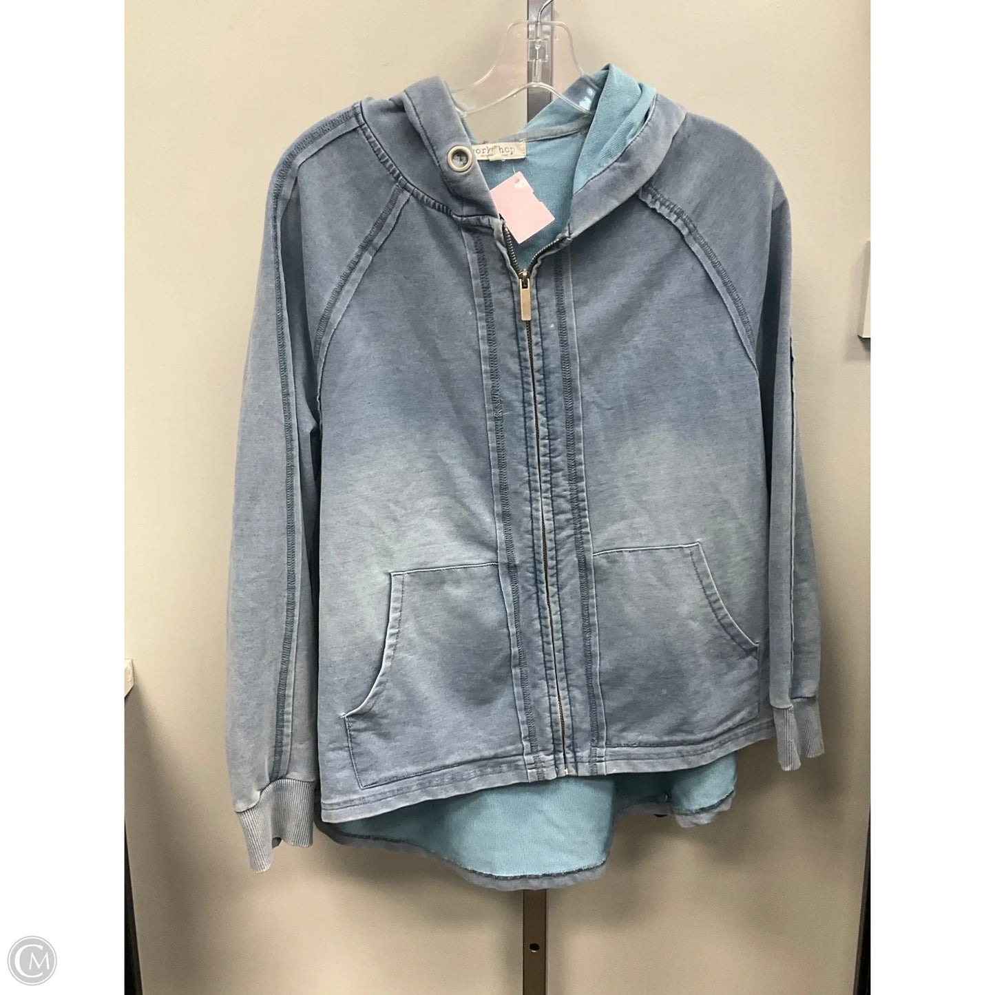 Jacket Other By Workshop In Blue, Size: M