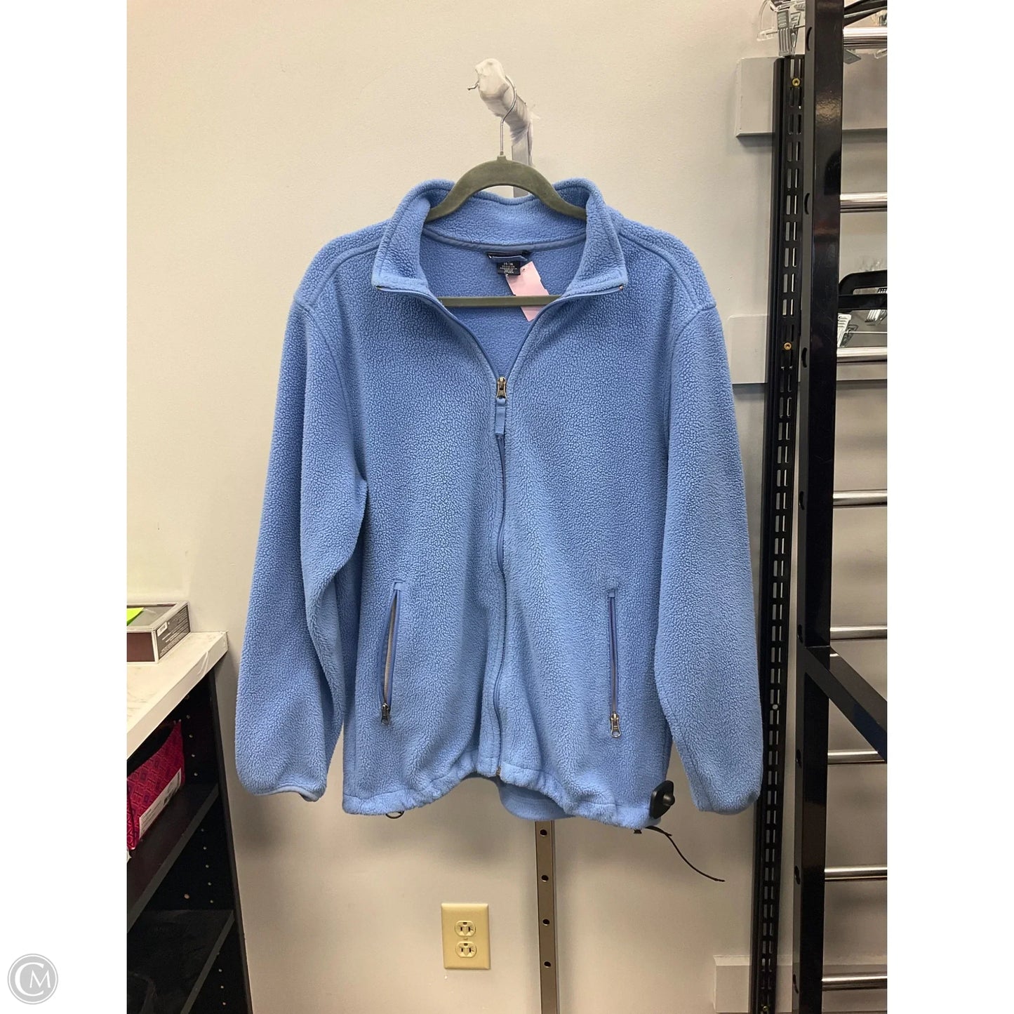Jacket Fleece By Lands End In Blue, Size: Xl
