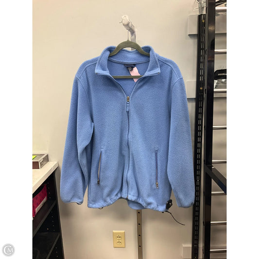 Jacket Fleece By Lands End In Blue, Size: Xl