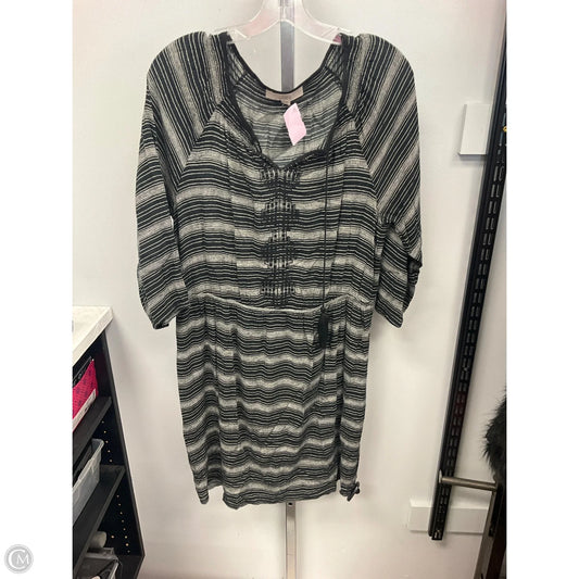 Dress Casual Short By Loft In Striped Pattern, Size: L