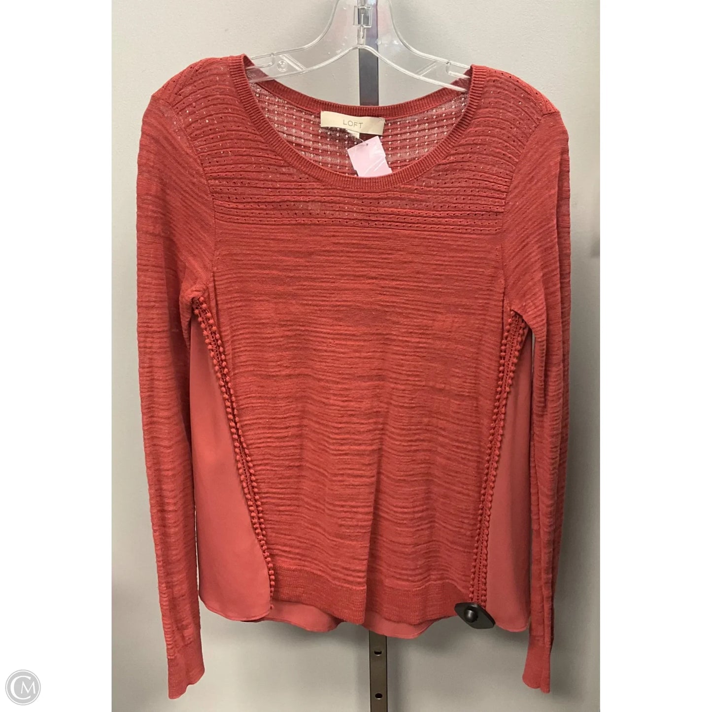 Top Long Sleeve By Loft In Orange, Size: Xxs