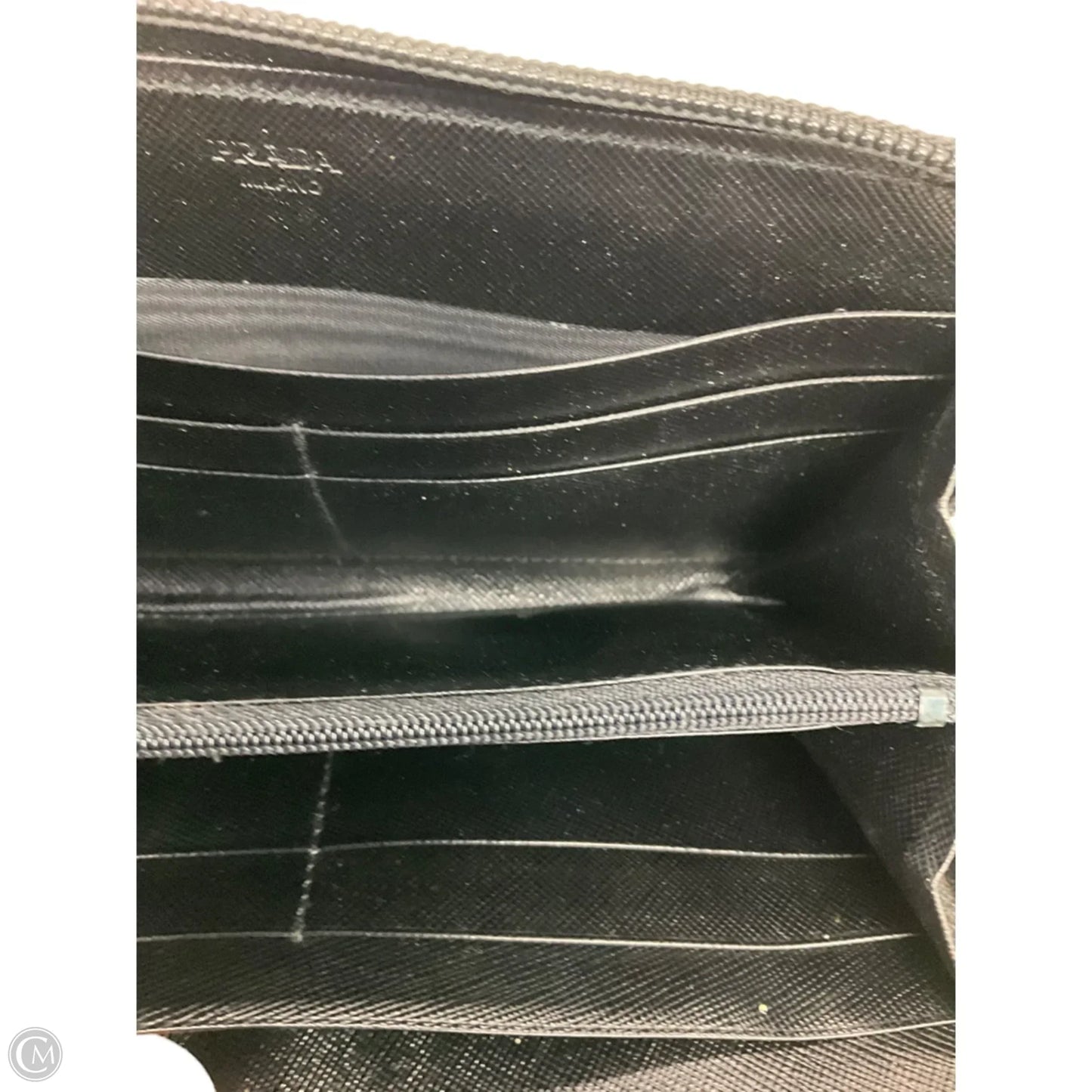 Wallet Luxury Designer By Prada, Size: Large