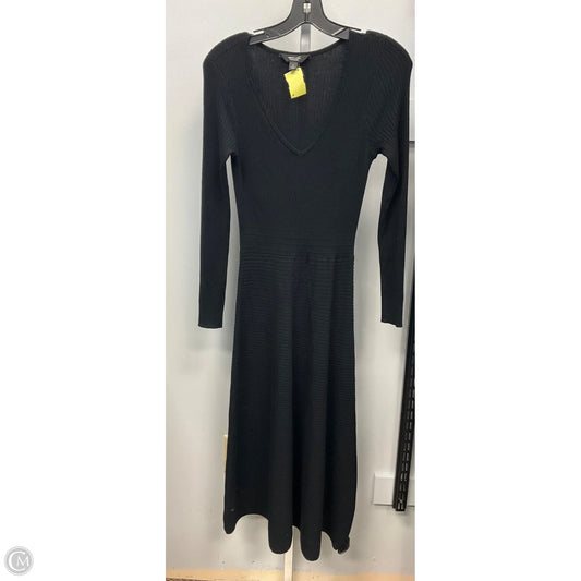 Dress Sweater By Simply Vera In Black, Size: S