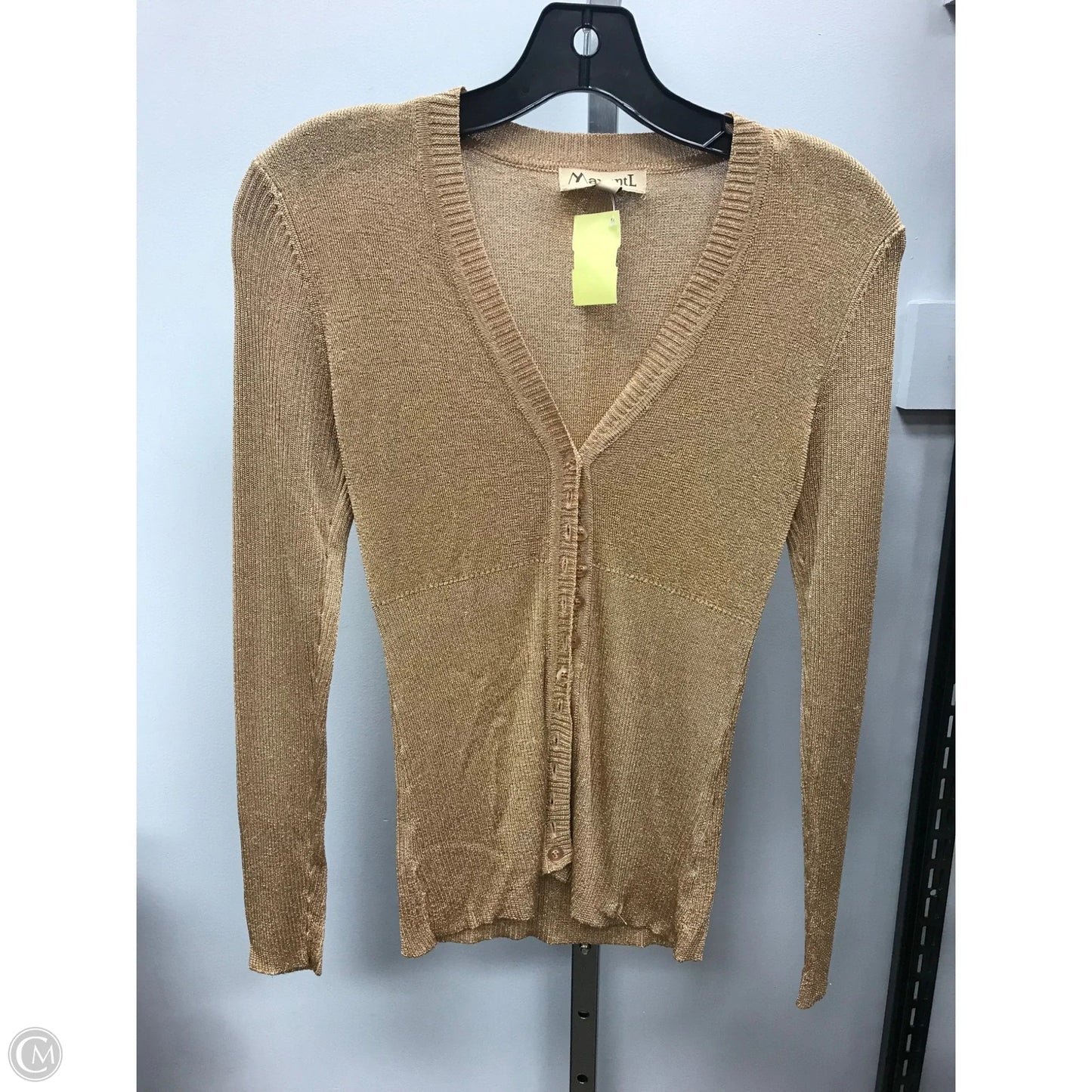 Top Long Sleeve By Clothes Mentor In Brown, Size: M