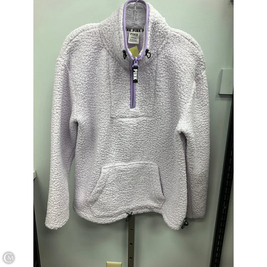 Jacket Fleece By Pink In Purple, Size: S