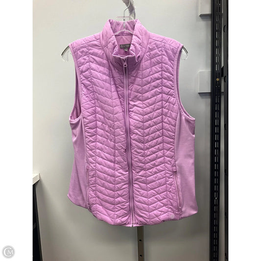 Vest Puffer & Quilted By Talbots In Purple, Size: Xlp