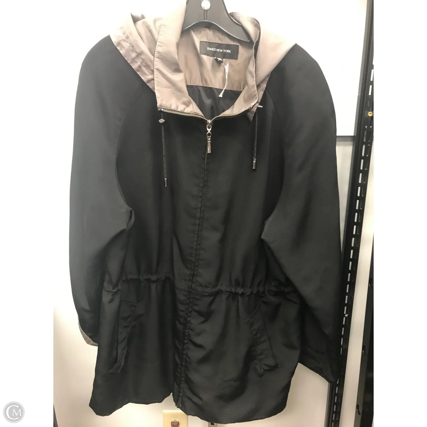 Coat Raincoat By Jones New York In Black, Size: Xl