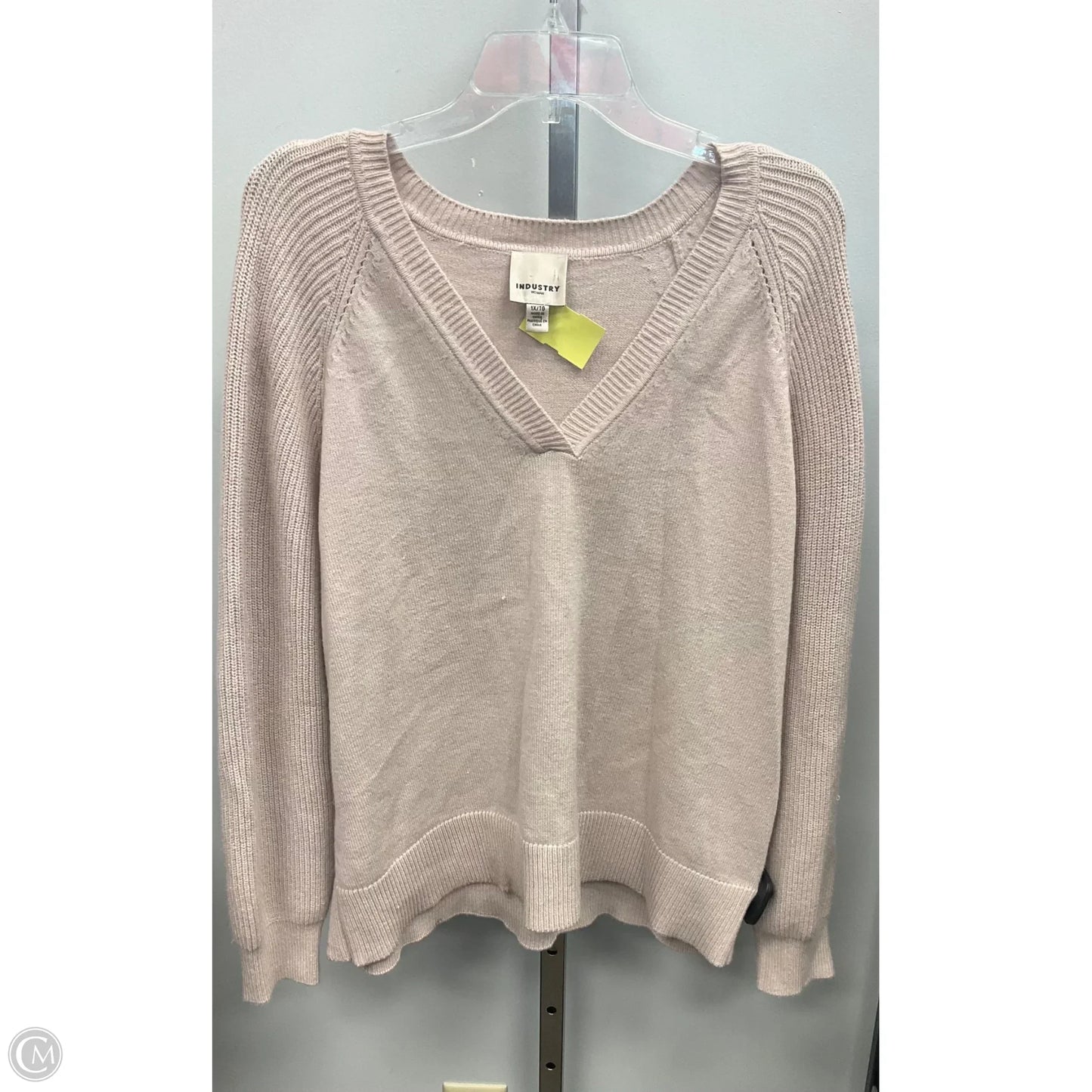 Sweater By Industry In Tan, Size: 1x