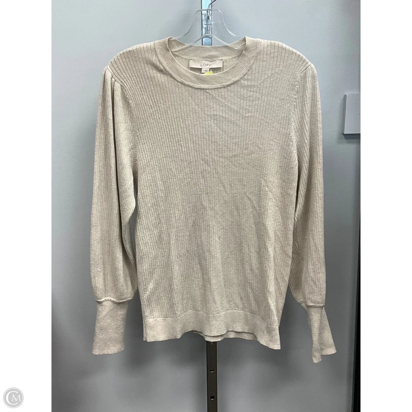 Sweater By Loft In Tan, Size: L