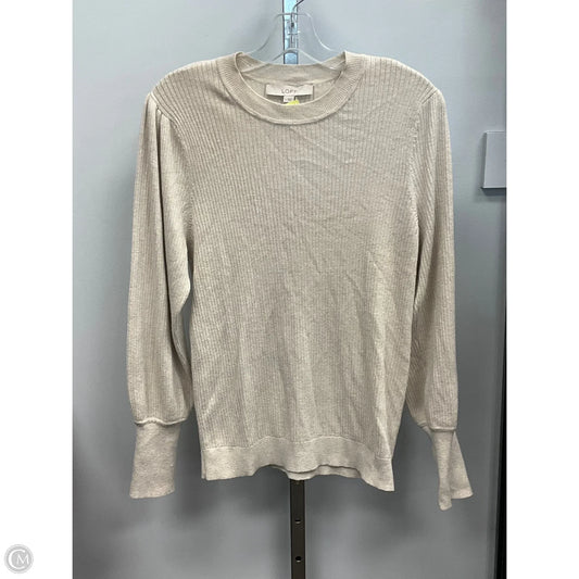 Sweater By Loft In Tan, Size: L