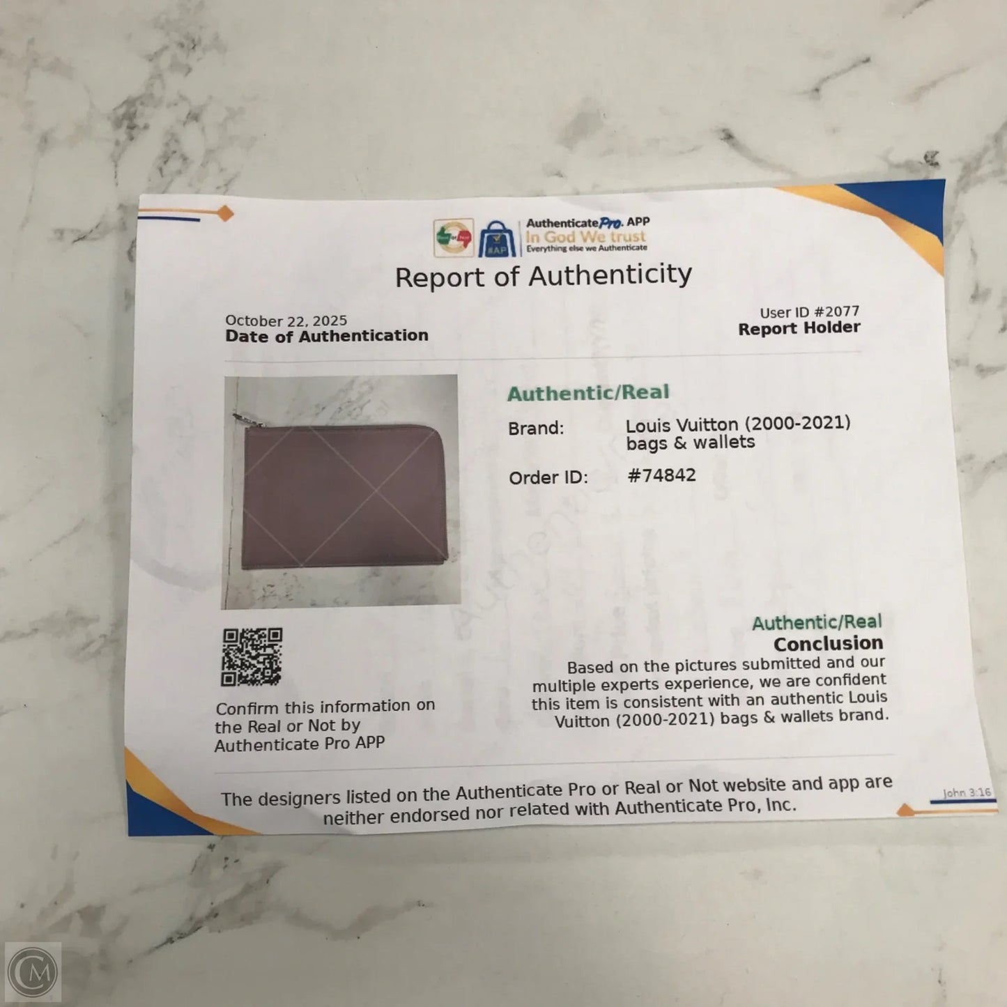 Clutch Luxury Designer By Louis Vuitton, Size: Large