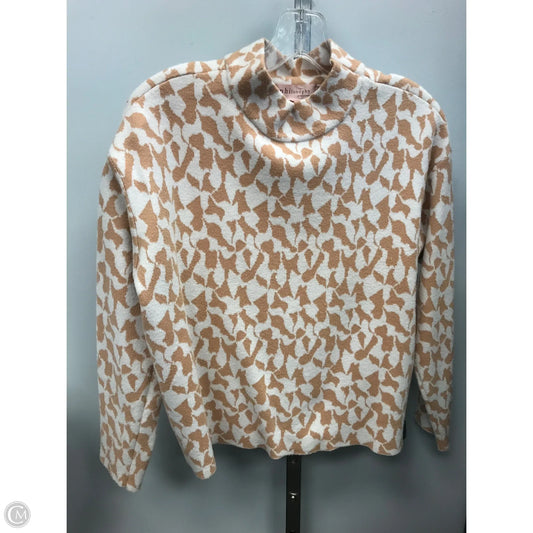 Sweater By Philosophy In Cream & Tan, Size: S