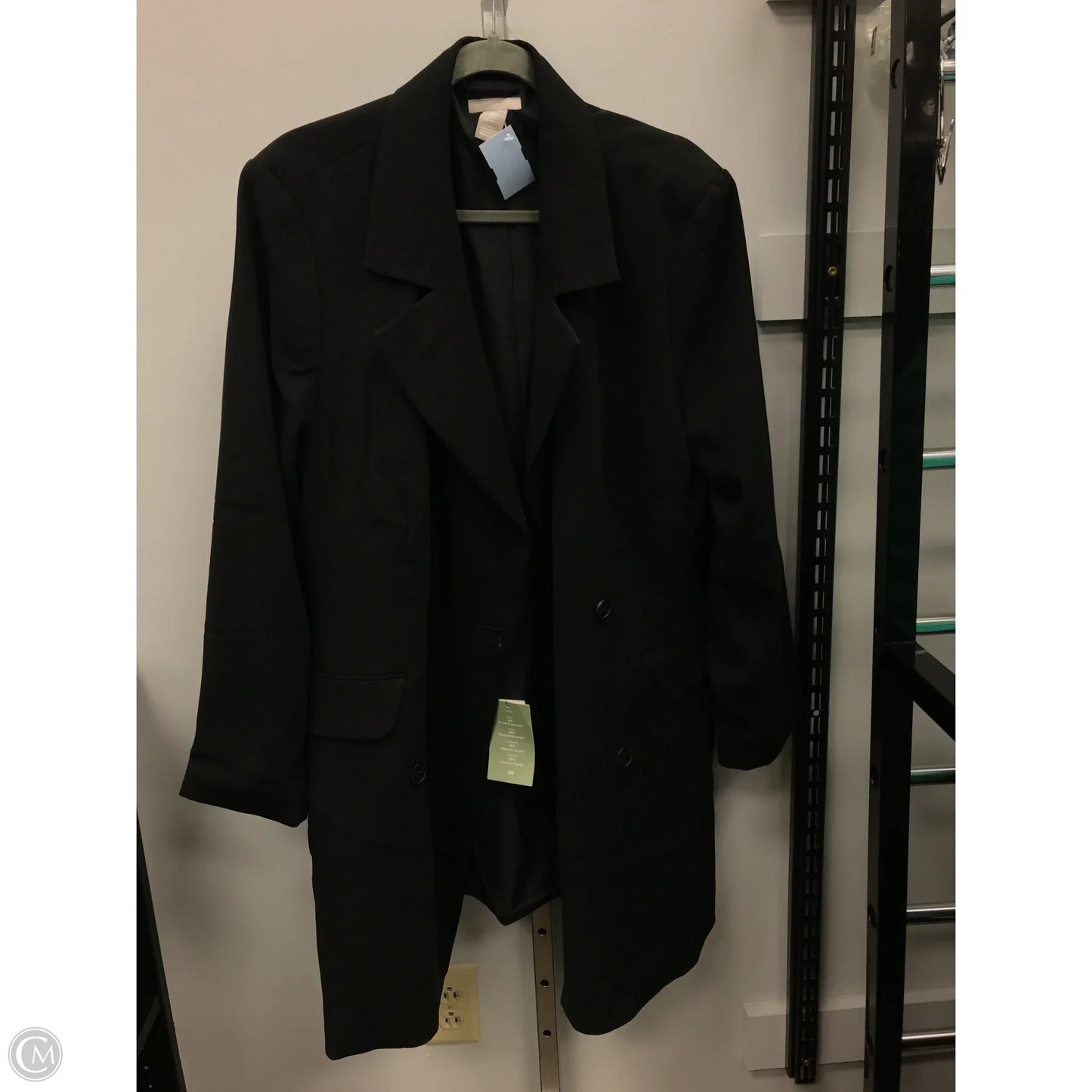 Blazer By H&m In Black, Size: Xl