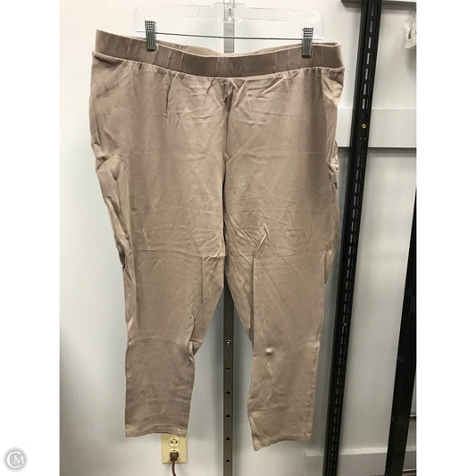 Pants Lounge By Philosophy In Tan, Size: 3x