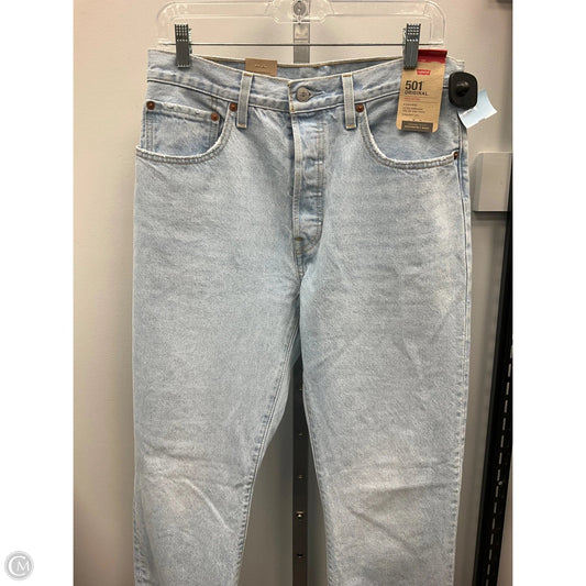 Jeans Straight By Levis In Blue, Size: 8