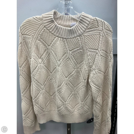 Sweater By Gap In Cream, Size: S