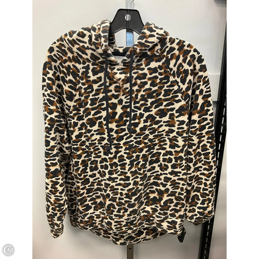 Sweatshirt Hoodie By Lou And Grey In Animal Print, Size: S