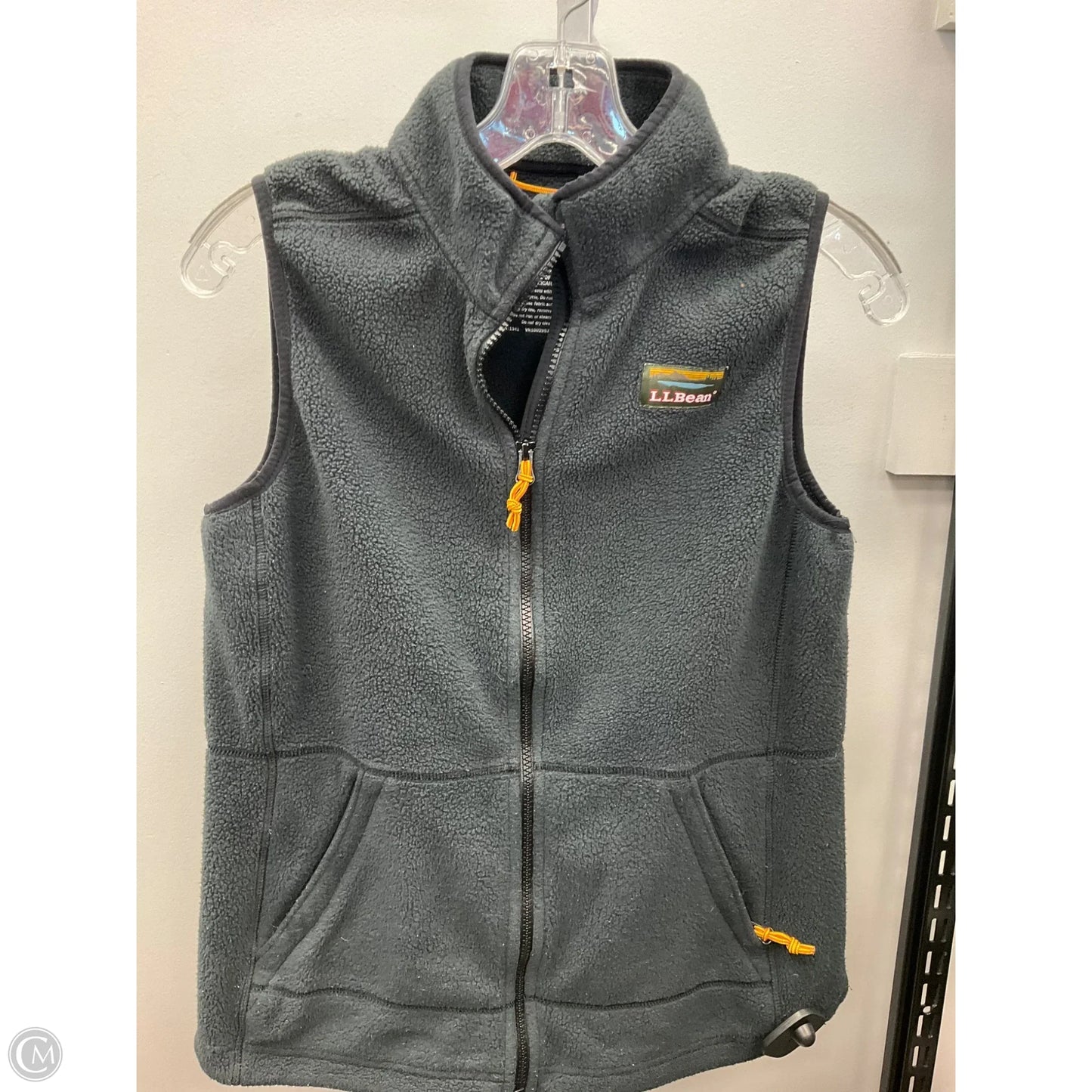 Vest Faux Fur & Sherpa By L.l. Bean In Grey, Size: S