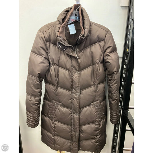 Coat Puffer & Quilted By Esprit In Brown, Size: S