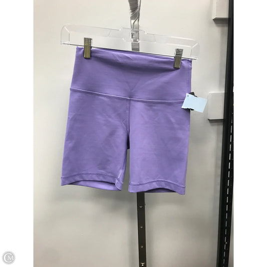 Athletic Shorts By Lululemon In Purple, Size: 6