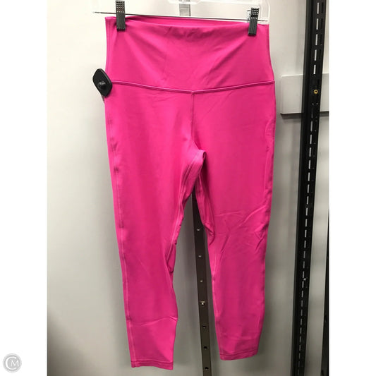Athletic Leggings By Lululemon In Pink, Size: 8