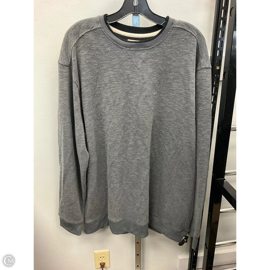 Sweatshirt Crewneck By Clothes Mentor In Grey, Size: Xxl