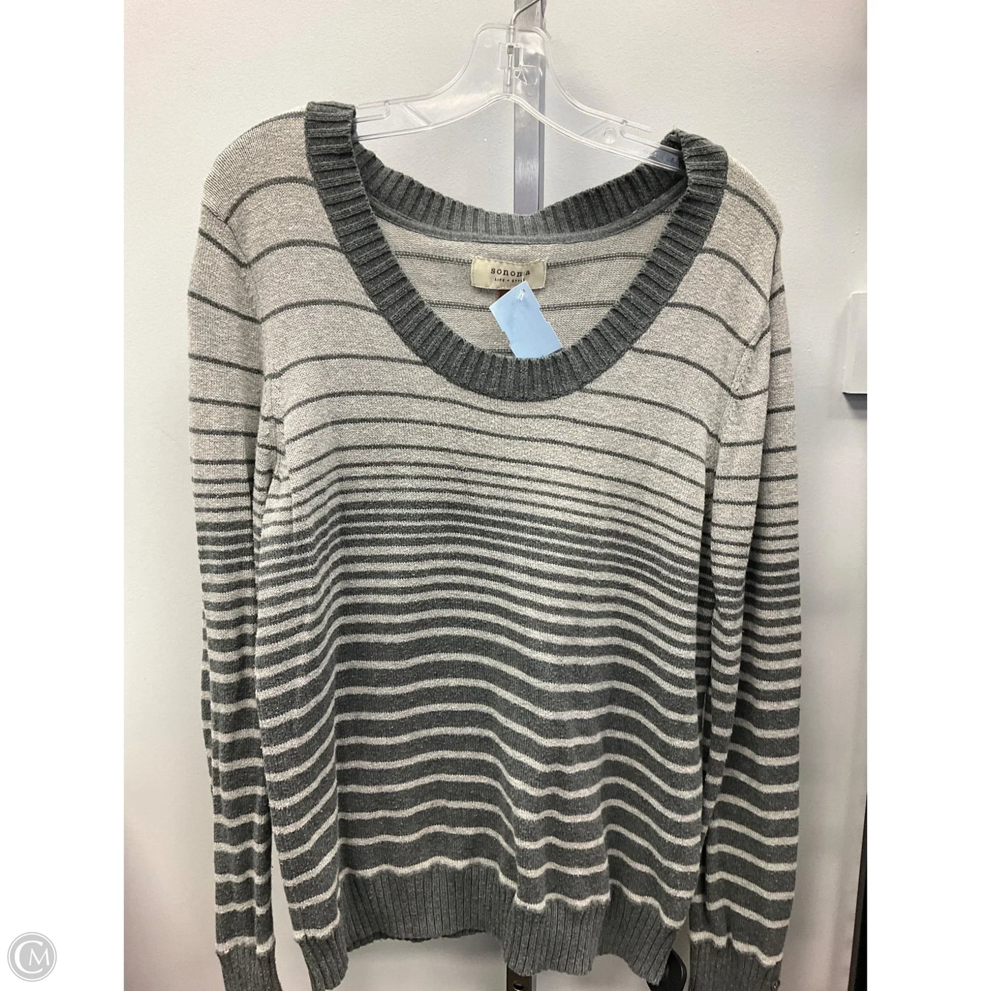 Sweater By Sonoma In Striped Pattern, Size: L