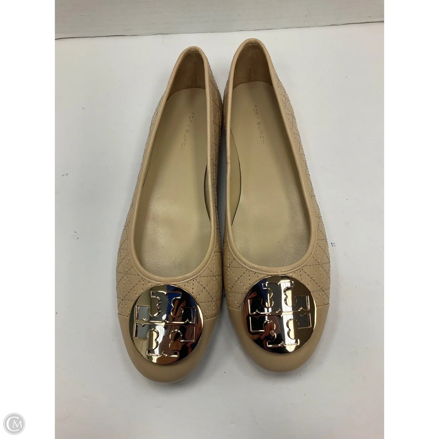 Shoes Designer By Tory Burch In Cream, Size: 7.5