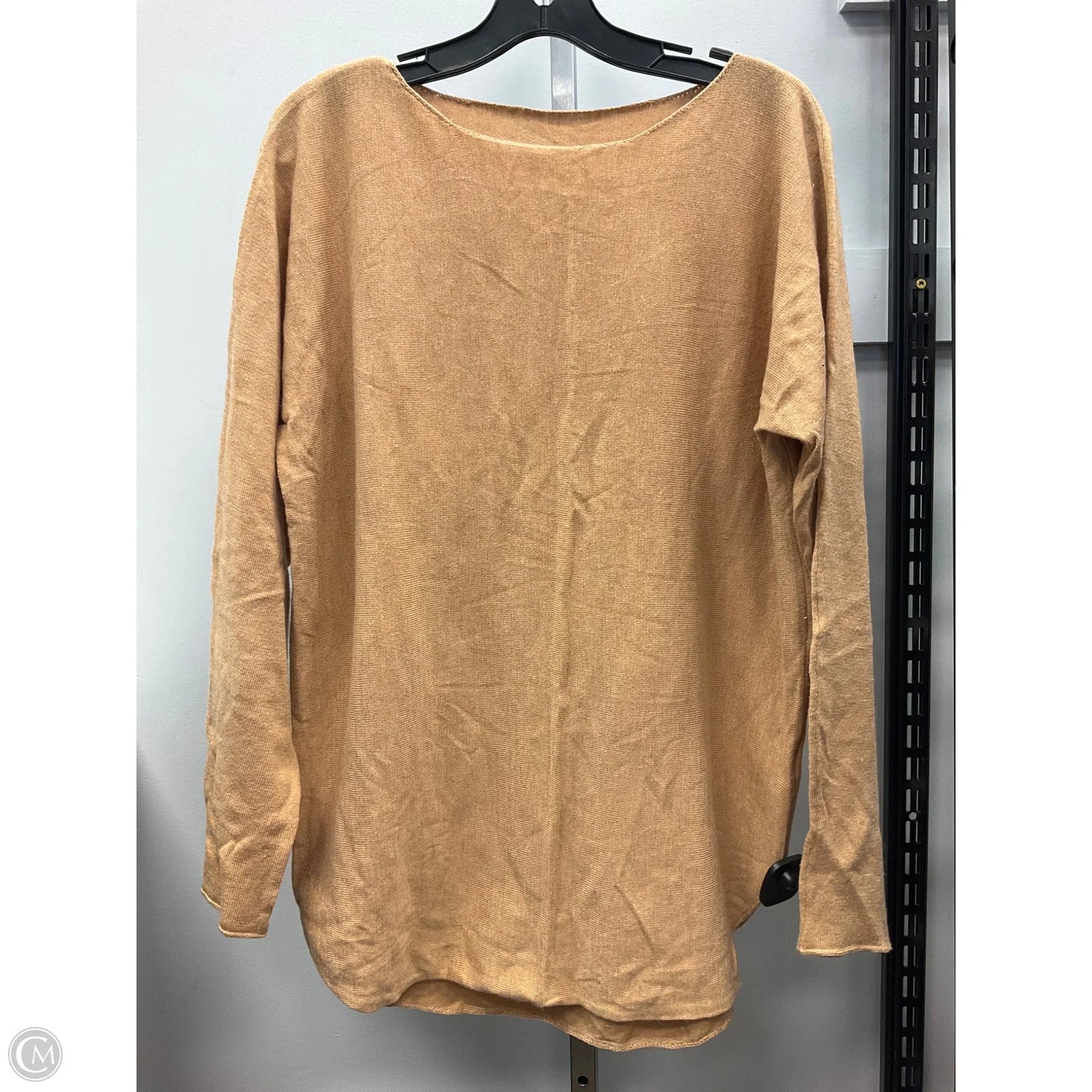 Top Long Sleeve By Clothes Mentor In Tan, Size: Xl