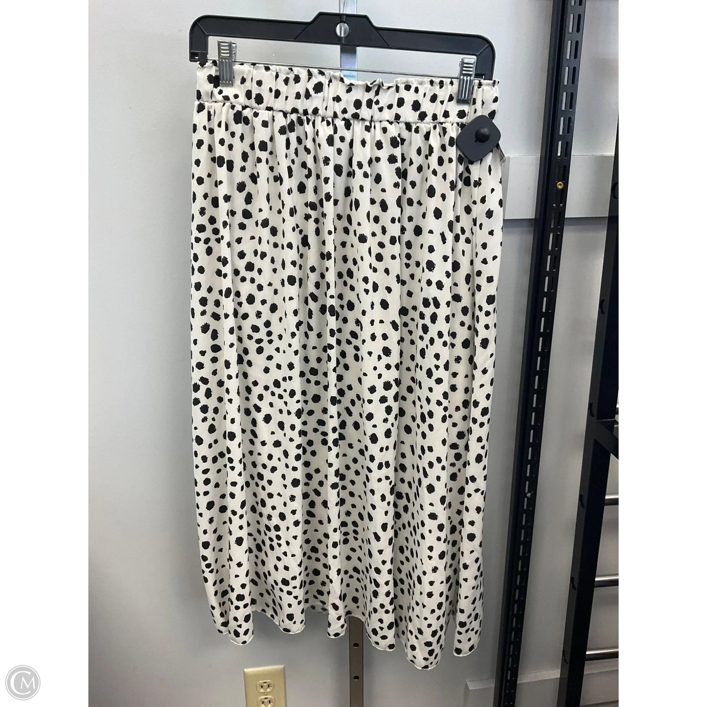 Skirt Midi By Shein In Polkadot Pattern, Size: L
