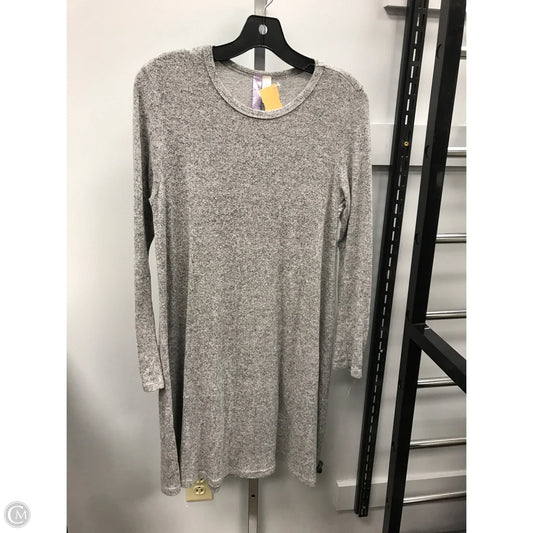 Dress Casual Short By Alya In Grey, Size: L