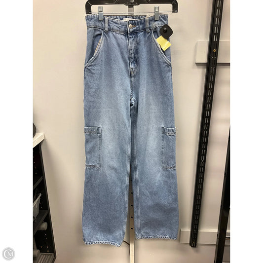 Jeans Straight By H&m In Blue Denim, Size: 2