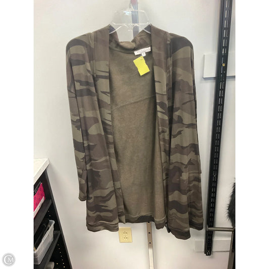 Cardigan By Workshop In Camouflage Print, Size: 1x