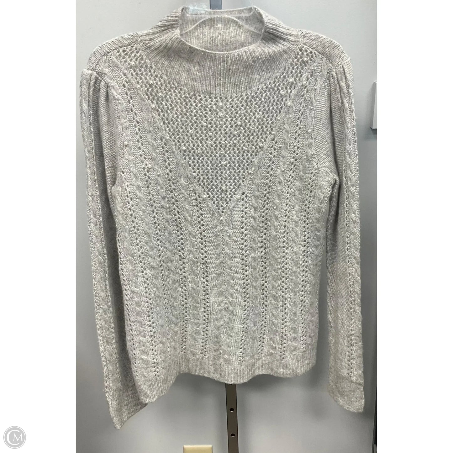 Sweater By White House Black Market In Grey, Size: L