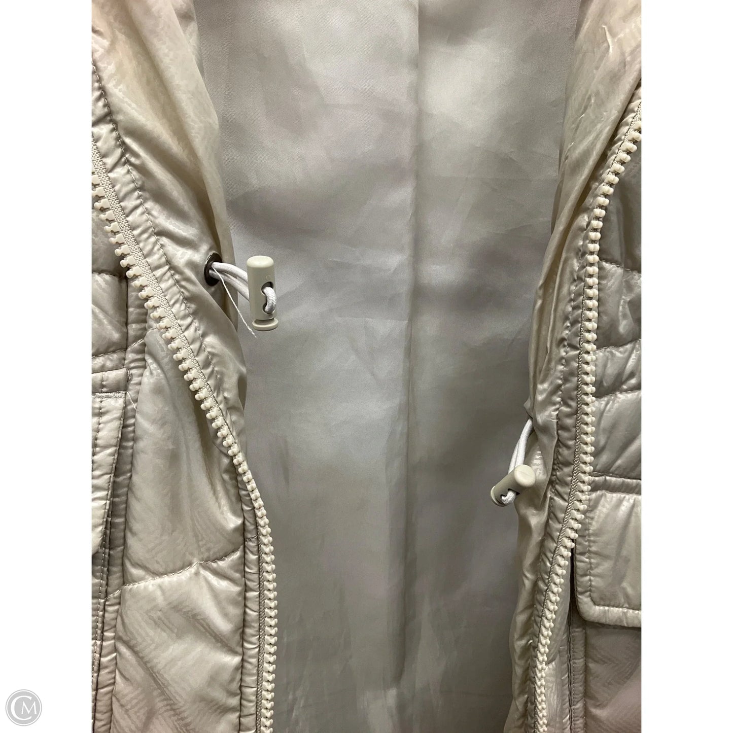 Vest Puffer & Quilted By Style And Company In Cream, Size: 2x